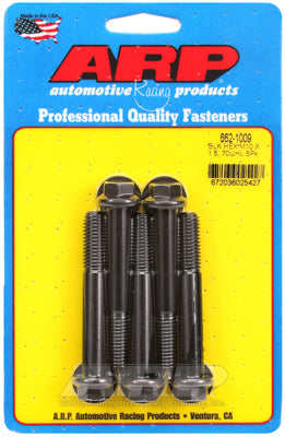 M10 x 1.50 x 70 hex black oxide bolts