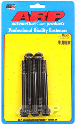 M10 x 1.50 x 100 hex black oxide bolts