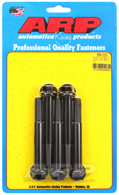 M12 x 1.50 x 90 hex black oxide bolts