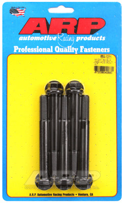 M12 x 1.50 x 100 hex black oxide bolts