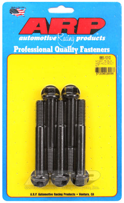 M12 x 1.75 x 90 hex black oxide bolts