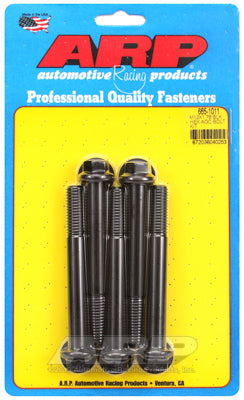 M12 x 1.75 x 100 hex black oxide bolts