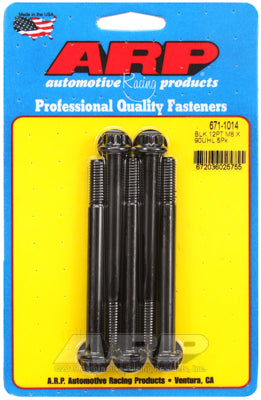 M8 x 1.25 x 90  12pt black oxide bolts