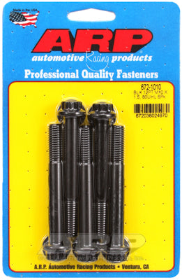 M10 x 1.50 x 80 12pt black oxide bolts