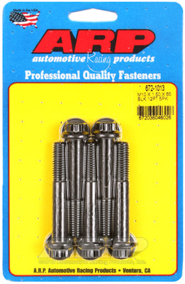 M10 x 1.50 x 65 12pt black oxide bolts