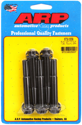 M10 x 1.25 x 70 12pt black oxide bolts