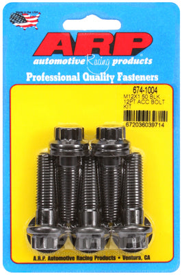 M12 x 1.50 x 40 12pt black oxide bolts