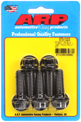 M12 x 1.75 x 35 12pt black oxide bolts