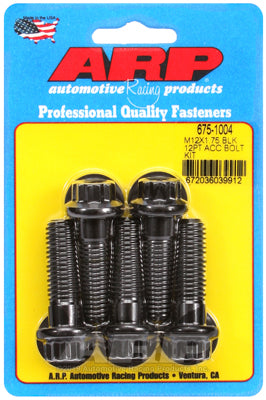 M12 x 1.75 x 40 12pt black oxide bolts