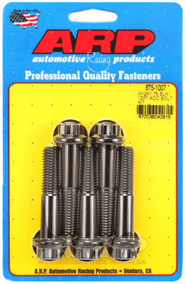 M12 x 1.75 x 60 12pt black oxide bolts