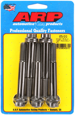 M12 x 1.75 x 90 12pt black oxide bolts