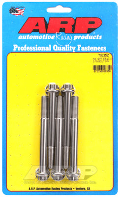 3/8-24 x 3.750 12pt 7/16 wrenching SS bolts