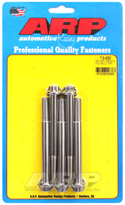 3/8-24 x 4.000 12pt 7/16 wrenching SS bolts