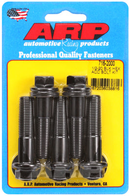 1/2-20 x 2.000 hex black oxide bolts