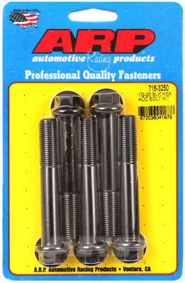 1/2-20 x 3.250 hex black oxide bolts