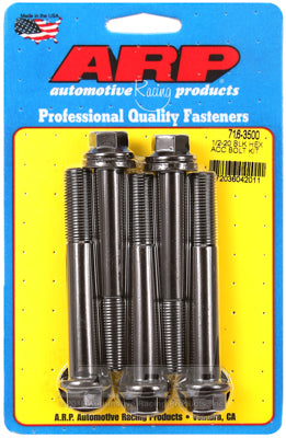 1/2-20 x 3.500 hex black oxide bolts