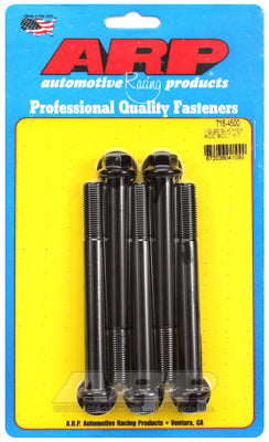 1/2-20 x 4.500 hex black oxide bolts