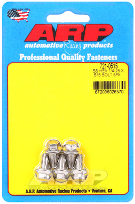 1/4-28 x .515 hex SS bolts