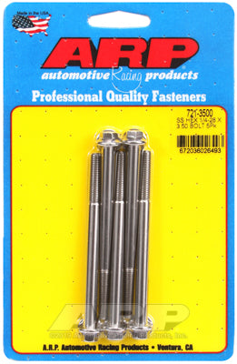 1/4-28 x 3.500 hex SS bolts