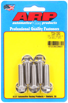 3/8-24 x 1.250 hex SS bolts