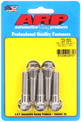 3/8-24 x 1.500 hex SS bolts