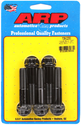 1/2-20 x 2.250 12pt black oxide bolts