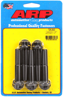 1/2-20 x 2.500 12pt black oxide bolts