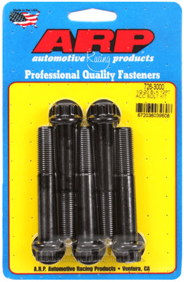 1/2-20 x 3.000 12pt black oxide bolts