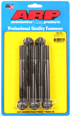 1/2-20 x 4.750 12pt black oxide bolts