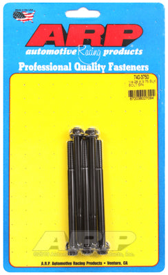 1/4-28 x 3.750 12pt black oxide bolts