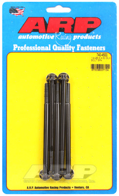 1/4-28 x 4.500 12pt black oxide bolts