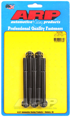 3/8-24 x 3.750 12pt black oxide bolts