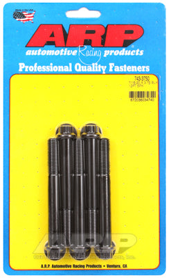 7/16-20 x 3.750 12pt black oxide bolts