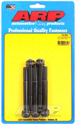 3/8-24 x 3.500 12pt 7/16 wrenching black oxide bolts