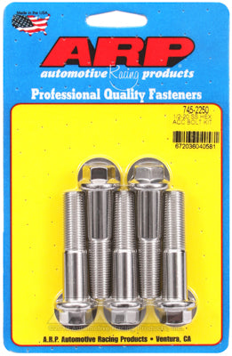 1/2-20 x 2.250 hex SS bolts