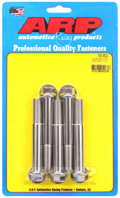 1/2-20 x 3.500 hex SS bolts