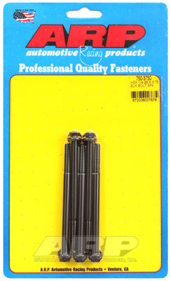 1/4-28 x 3.750 hex black oxide bolts