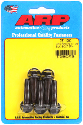 5/16-24 x 1.250 hex black oxide bolts