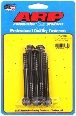 5/16-24 x 3.000 hex black oxide bolts