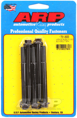 5/16-24 x 3.500 hex black oxide bolts