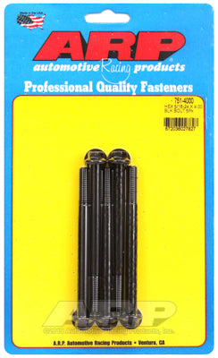 5/16-24 x 4.000 hex black oxide bolts