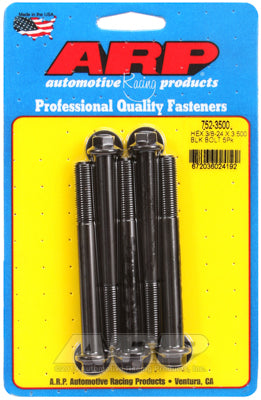 3/8-24 x 3.500 hex black oxide bolts