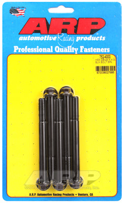 3/8-24 x 4.000 hex black oxide bolts