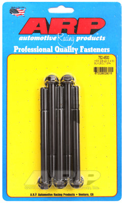 3/8-24 x 4.500 hex black oxide bolts