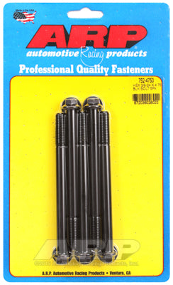 3/8-24 x 4.750 hex black oxide bolts