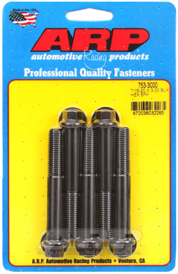 7/16-20 x 3.000 hex black oxide bolts