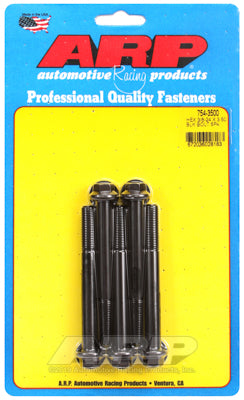 3/8-24 x 3.500 hex 7/16 wrenching black oxide bolts