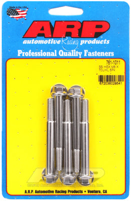 M8 x 1.25 x 70 hex SS bolts