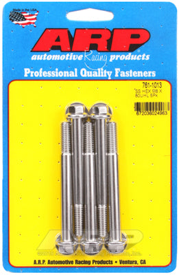 M8 x 1.25 x 80 hex SS bolts