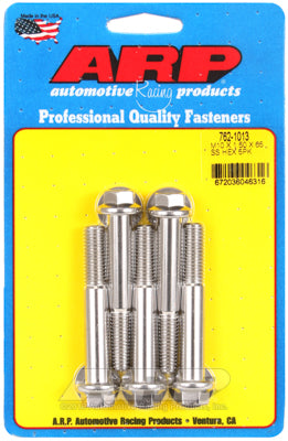 M10 x 1.50 x 65 hex SS bolts